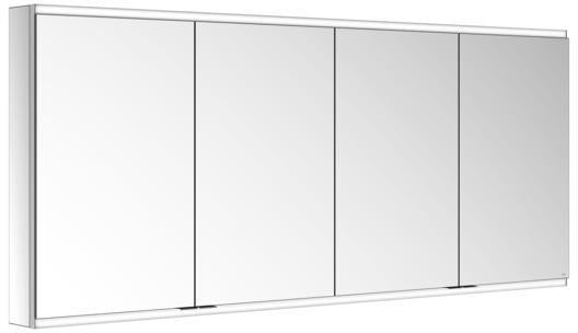 KEUCO Royal Modular 2.0 Spiegelschrank 1700 mm beleuchtet, silber-eloxiert, 4 Türen, Wandvorbau