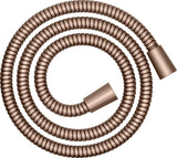 KEUCO Brauseschlauch 1250 mm Bronze gebürstet – Metall, beidseitig konische Mutter, verdrehgesichert