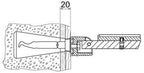 11 Plan Care 34997, 2 x Sechskantholzschraube DIN571 10x100,