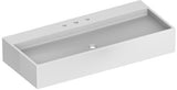 Keuco Keramik-Waschtisch EDITION 90 1208 mm weiß ohne Hahnlochbohrung – Wandmontage