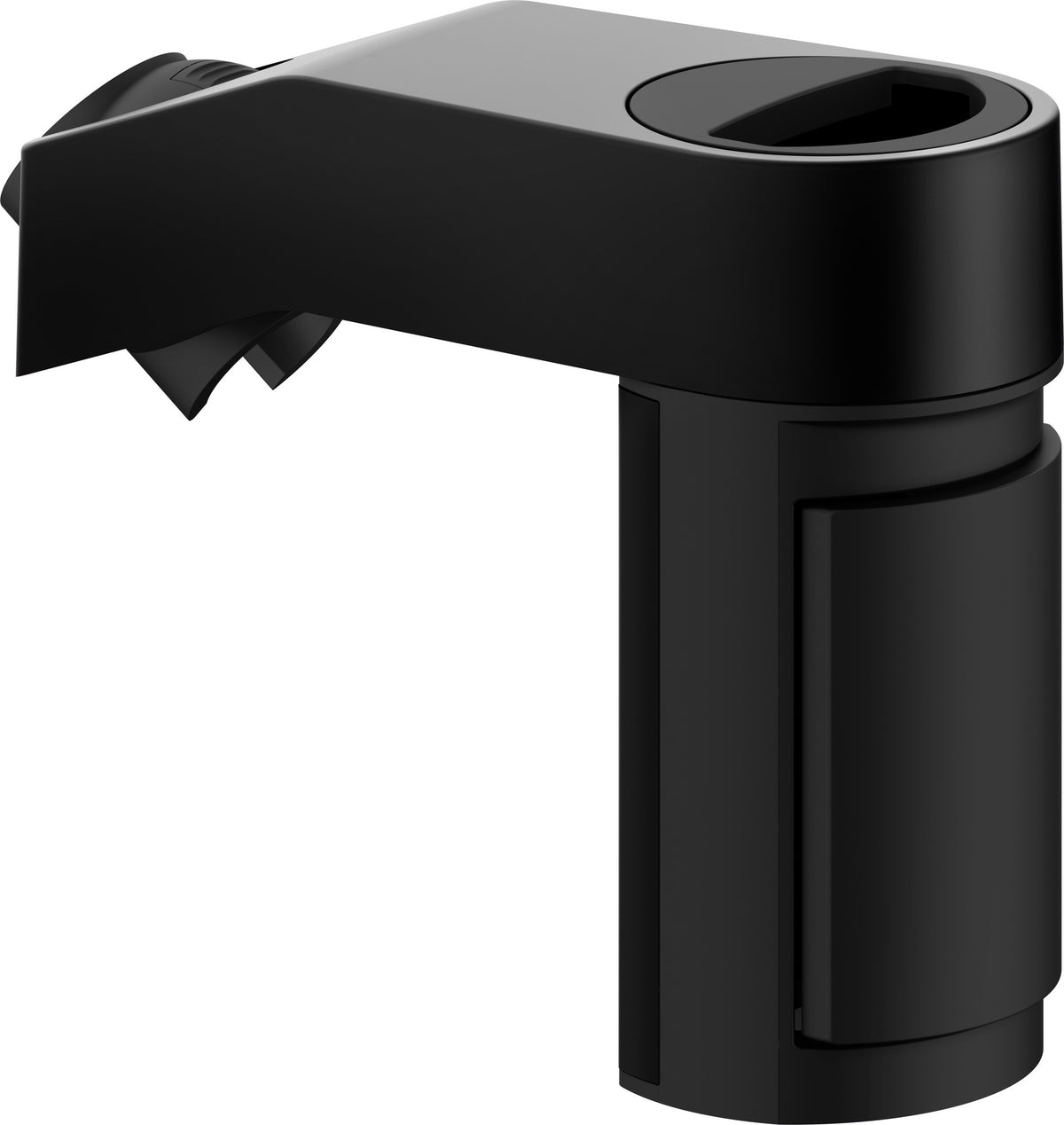 KEUCO AXESS Brausehalter 35010 höhenverstellbar schwarz matt – flexible Duschkopfhalterung