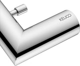 KEUCO REVA Badetuchhalter 600 mm verchromt mit integriertem Haken – Wandmontage