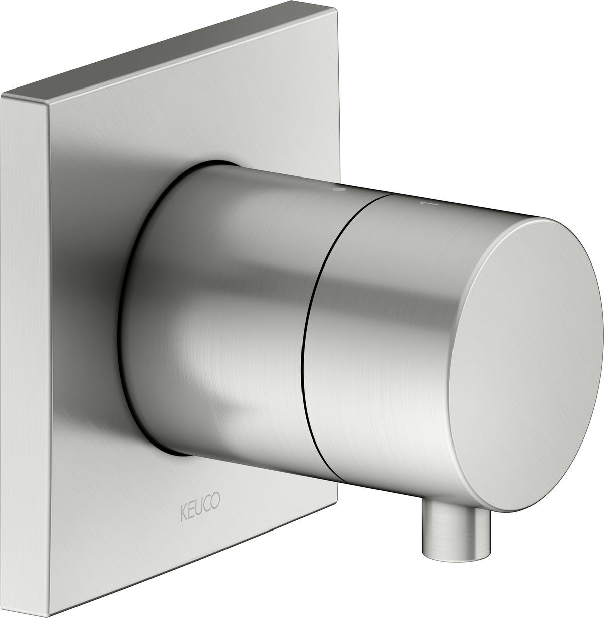 KEUCO IXMO Comfort 2-Wege Umstellventil Unterputz DN15 – Messing gebürstet, rund