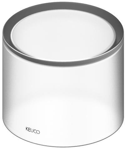 KEUCO Stülpglas Ersatzteil ACC 19952 für 12852 – Echtkristall-Glas mattiert, weiß