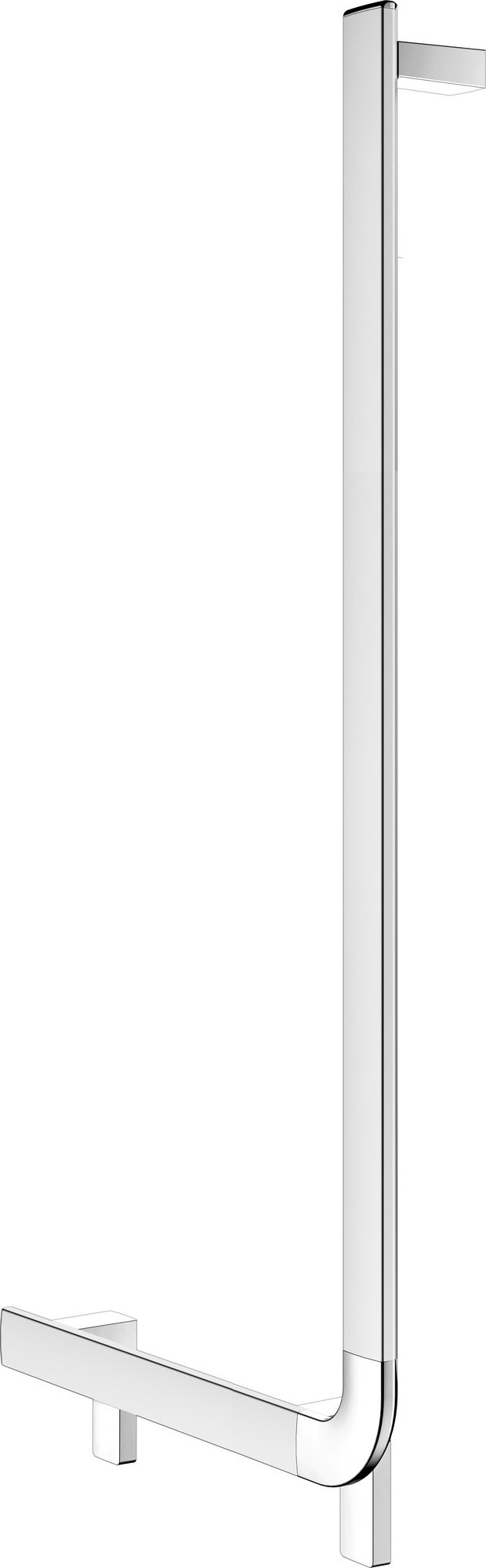 KEUCO AXESS Winkelgriff 90° rechts 520/1090 mm verchromt – Barrierefreier Halt für Bad und WC