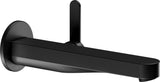 KEUCO IXMO Einhebel-Waschtischmischer Unterputz, rund, Ausladung 165 mm, schwarz matt