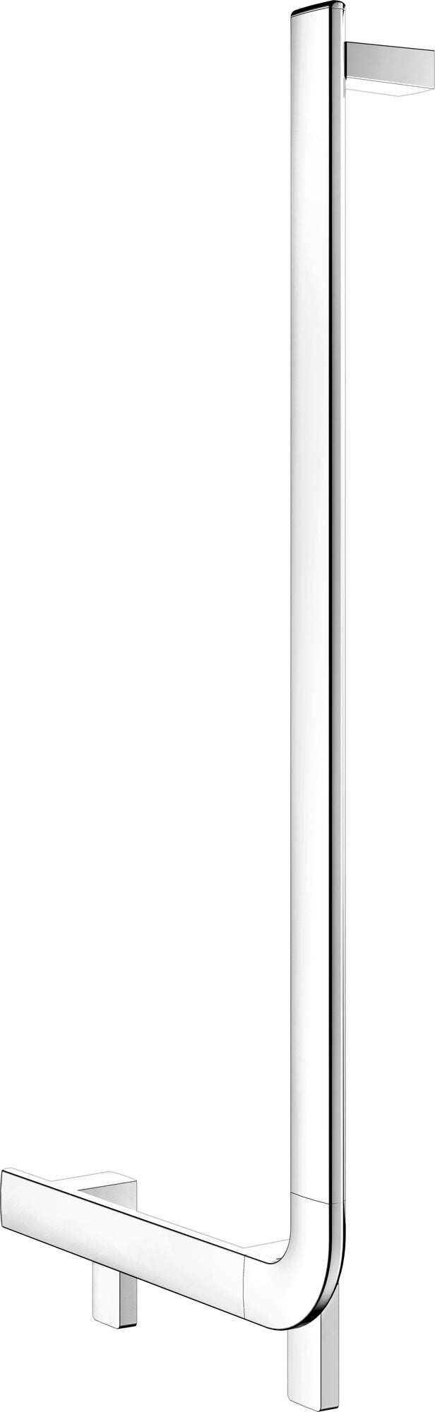 KEUCO AXESS Winkelgriff 90° rechts 400x800 mm silber-eloxiert – Barrierefreier Haltegriff