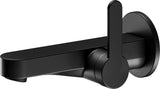 KEUCO IXMO Einhebel-Waschtischmischer Unterputz, rund, Ausladung 165 mm, schwarz matt