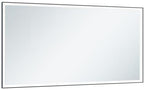schwarz-eloxiert/verspiegelt / 1400 mm / 650 mm