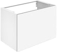 KEUCO X-Line Waschtischunterbau 800 mm anthrazit/Glas mit Auszug und Innenschublade