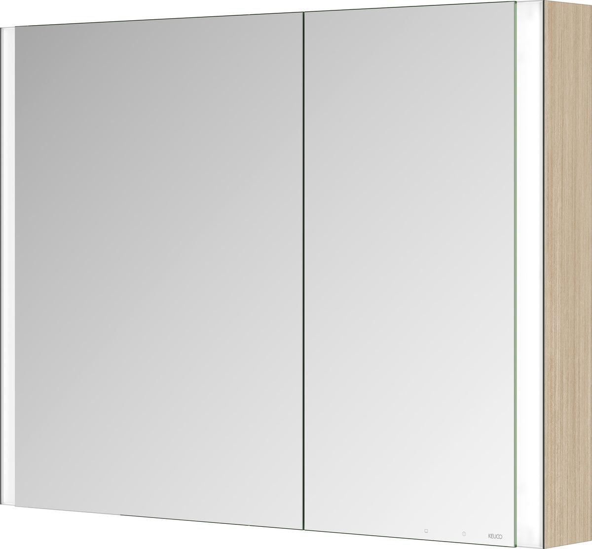 KEUCO Somaris Spiegelschrank 1000 x 710 x 128 mm – verspiegelt, Wandvorbau