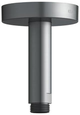 KEUCO Brausearm Elegance 51688, Deckenanschluss, 100 mm, verchromt – Rundes Design für die Deckenmontage