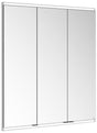 KEUCO Royal Modular 2.0 Spiegelschrank LED beleuchtet 900 mm Wandeinbau silber-eloxiert