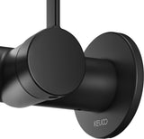 KEUCO IXMO Einhebel-Waschtischmischer Unterputz, rund, Ausladung 165 mm, schwarz matt