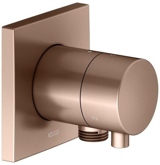 KEUCO IXMO Comfort 3-Wege Umstellventil rund Messing gebürstet