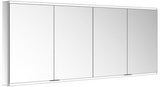 KEUCO Royal Modular 2.0 Spiegelschrank 1800 mm, beleuchtet, silber-eloxiert, Wandvorbau