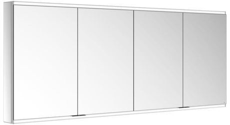 KEUCO Royal Modular 2.0 Spiegelschrank 1800 mm, beleuchtet, silber-eloxiert, Wandvorbau