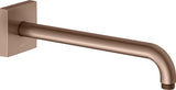 KEUCO Brausearm Edition 300, Wandanschluss, 300 mm, verchromt – Eckige Form, Metall