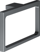 KEUCO Handtuchring Edition 11 11121, verchromt – Eckiges Design, starr, Wandmontage