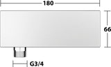KEUCO Schlauchanschluss mit Wandhalter verchromt – Armaturenzubehör 59993