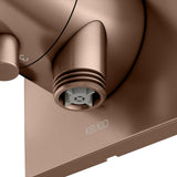 KEUCO IXMO Comfort 3-Wege Ab- und Umstellventil Unterputz, rund, Messing gebürstet