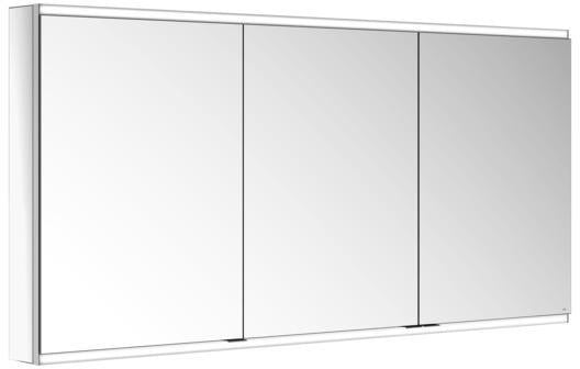 KEUCO Royal Modular 2.0 Spiegelschrank 900 mm, 3 Türen, LED Ober- und Unterbeleuchtung, silber-eloxiert