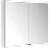 KEUCO Royal Modular 2.0 Spiegelschrank, beleuchtet, 600 x 700 x 120 mm, silber-eloxiert