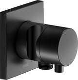 KEUCO IXMO Comfort Absperrventil UP DN15 eckig schwarz matt mit Schlauchanschluss