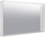 KEUCO Lichtspiegel Plan 07897 – LED-Spiegel mit Touch-Sensorik, 460 x 850 mm, silber-eloxiert