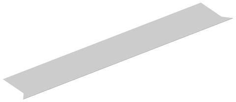 KEUCO Kautschuk-Einleger Lumos Ersatzteil SPS 638,9 x 146,5 x 2 mm Farbe 2457