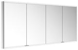 KEUCO Royal Modular 2.0 Spiegelschrank 2100 mm, beleuchtet, ohne Steckdose, silber-eloxiert