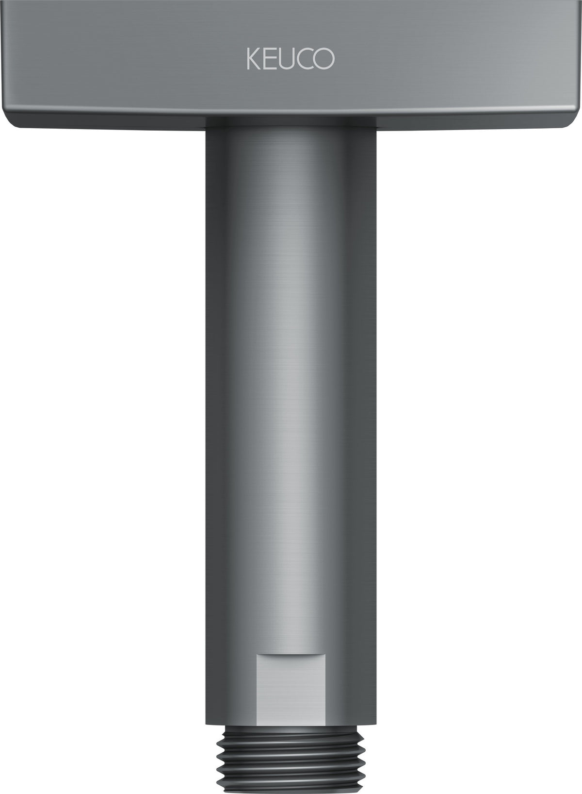 KEUCO Brausearm Edition 300 Deckenanschluss 100 mm verchromt – Eckige Form für moderne Duschen