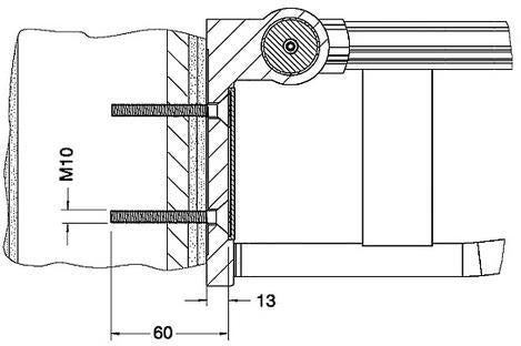 KEUCO Plan Care Befestigungsset 2 – Senkschrauben 10x80 V2A & Dübel UX12