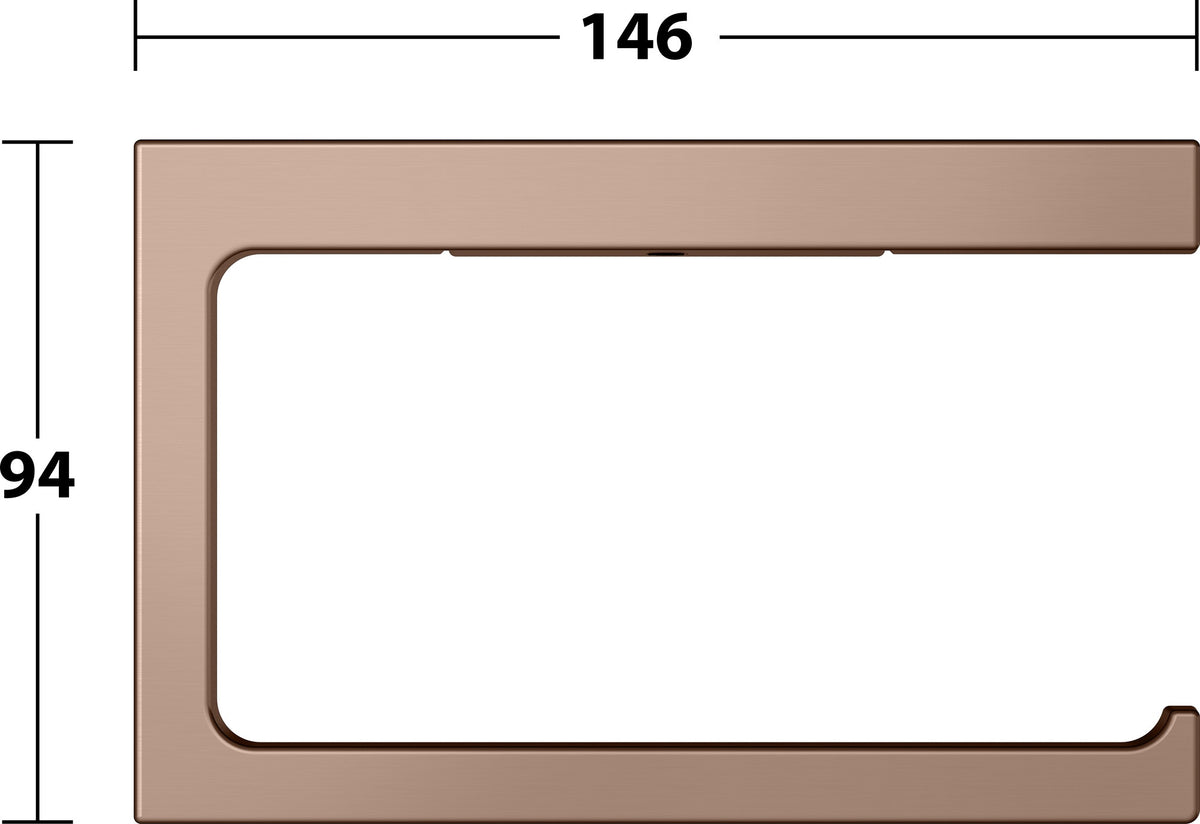 KEUCO Edition 11 Toilettenpapier-Rollenhalter offene Form verchromt, Wandmontage