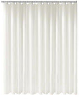 KEUCO Duschvorhang Plan uni 1800 x 1400 mm weiß, 8 Ösen, antibakteriell und waschbar