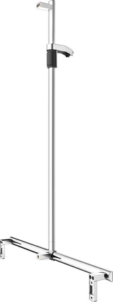 KEUCO Duschhandlauf AXESS 35014, silber-eloxiert, 1000/1301 mm, mit Brausestange