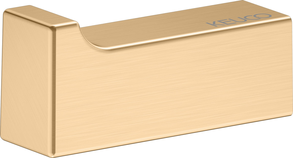 KEUCO Handtuchhaken Edition 11 11114 – Verchromter Einfachhaken, 47 mm, Wandmontage