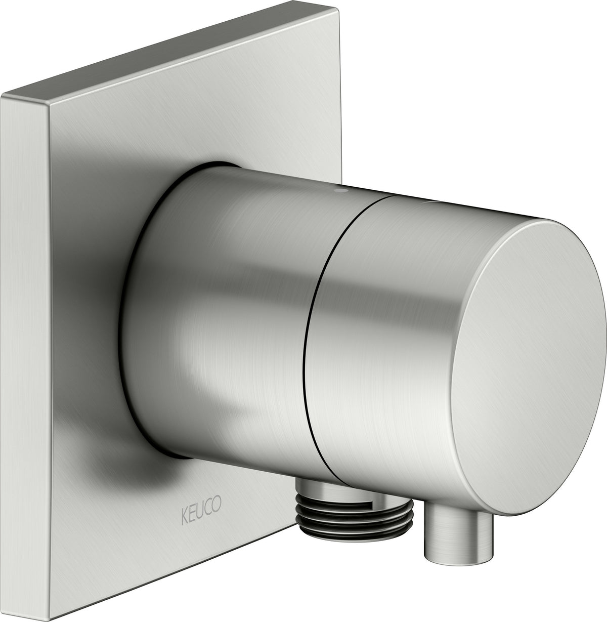 KEUCO IXMO Comfort Absperrventil Unterputz DN15 rund Messing gebürstet 59541