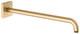 KEUCO Brausearm Edition 300, Wandanschluss, 300 mm, verchromt – Eckige Form, Metall