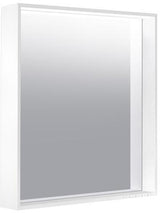 KEUCO X-Line Lichtspiegel 460x850mm anthrazit – LED, Touch-Sensor, A++