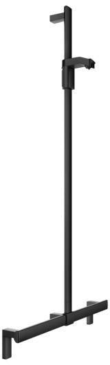 KEUCO Duschhandlauf AXESS 35014, silber-eloxiert, 1000/1301 mm, mit Brausestange