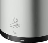 KEUCO PLAN Sensor-Desinfektionsmittelspender – Elektronischer Wandspender Edelstahl-finish/Schwarz