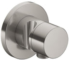Edelstahl-finish / rund