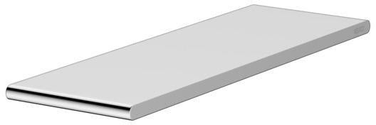 KEUCO Edition 400 Duschablage 328 mm Aluminium silber-eloxiert – Wandmontage mit verdeckter Befestigung