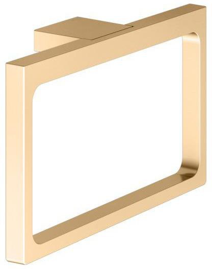 KEUCO Handtuchring Edition 11 11121, verchromt – Eckiges Design, starr, Wandmontage