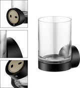 KEUCO REVA Glashalter 12850 mit Echtkristall-Glas – verchromt