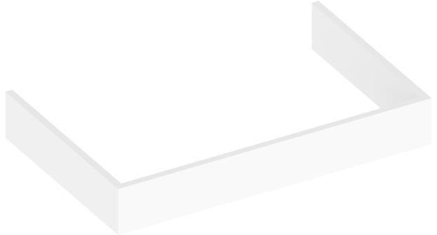 KEUCO Edition 90 Sockelpaket für Sideboard 400 mm – Hochglanz Weiß, höhenverstellbar