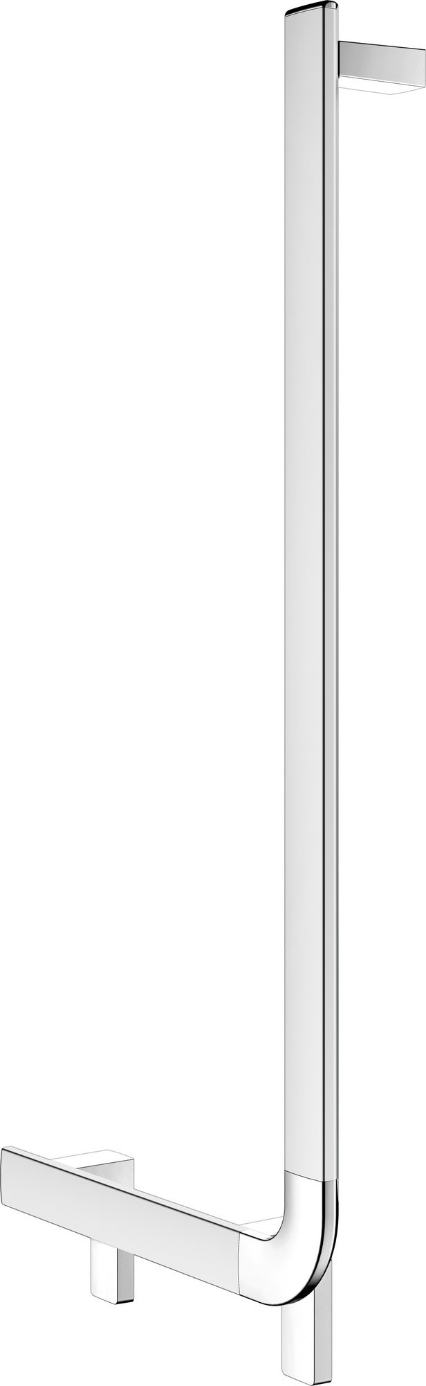 KEUCO AXESS Winkelgriff 90° rechts 400x800 mm silber-eloxiert – Barrierefreier Haltegriff