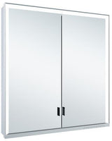 KEUCO Royal Lumos Spiegelschrank 700 mm silber-eloxiert mit Ablagefach – Wandvorbau