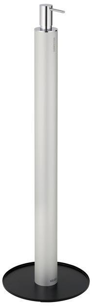 Keuco Desinfektionsmittelspender silber-eloxiert – Standmodell 750 ml mit Pumpe